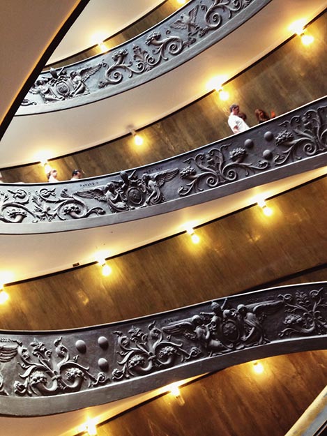 Staircase at the Vatican Museum © 2013 I CANDI Studios