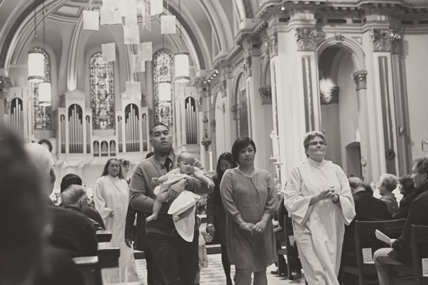 Baptism and family celebration. Photography by I CANDI Studios.