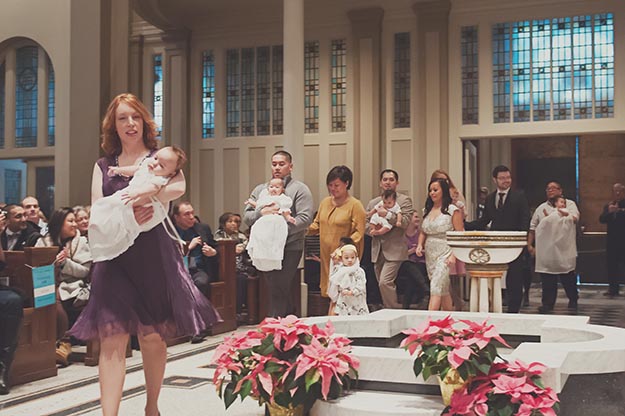 Baptism and family celebration. Photography by I CANDI Studios.