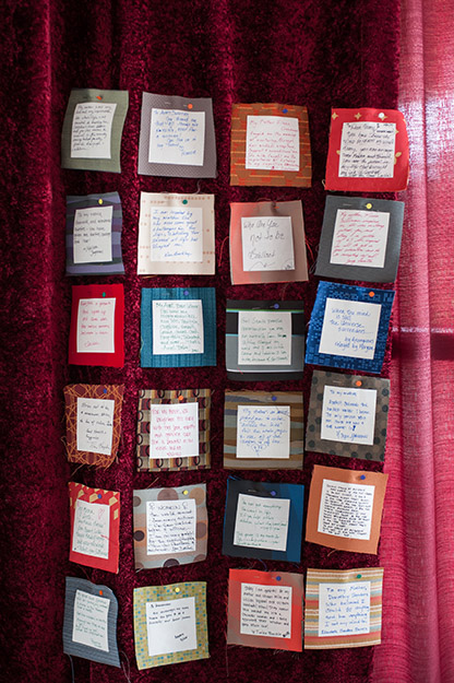 WILLO messages on fabric - photography by I CANDI Studios