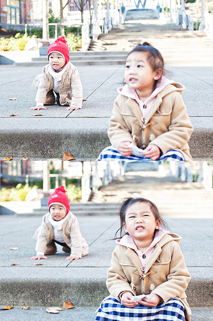 Winter Family photos at UW Tacoma | I CANDI Studios