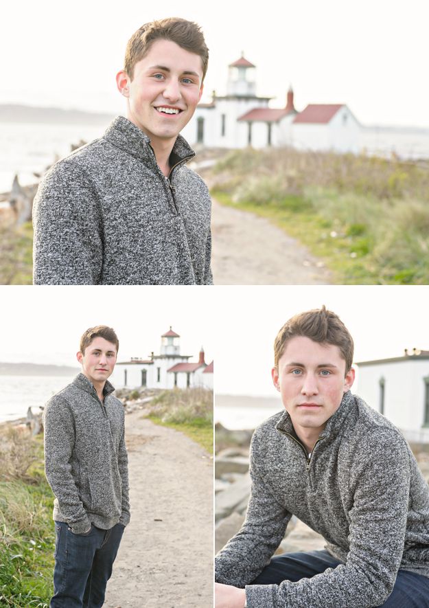 Discovery Park Seattle senior portraits by I CANDI Studios. 