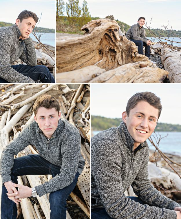 Discovery Park Seattle senior portraits by I CANDI Studios. 