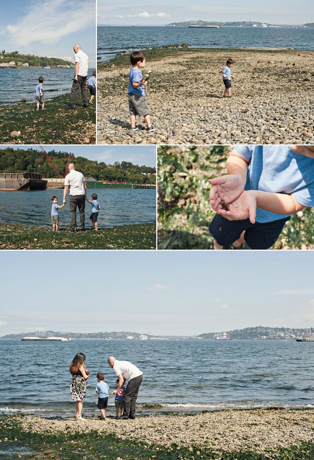 Waterfront beach. Family portraits by I CANDI Studios. 