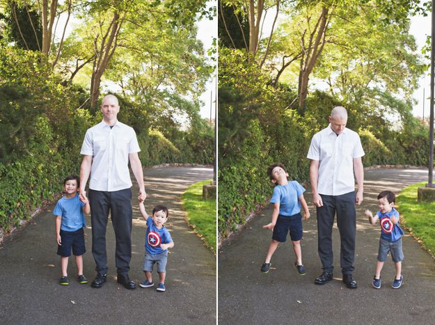 Father and son. Family portraits by I CANDI Studios. 