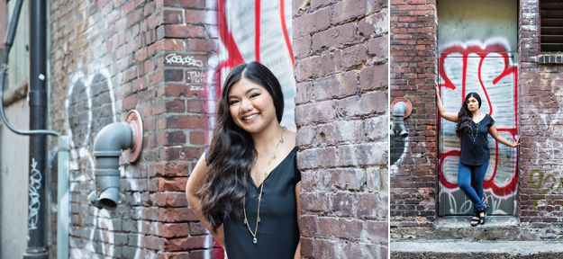 Seattle Senior Portraits - Pioneer Square | Photos by I CANDI Studios