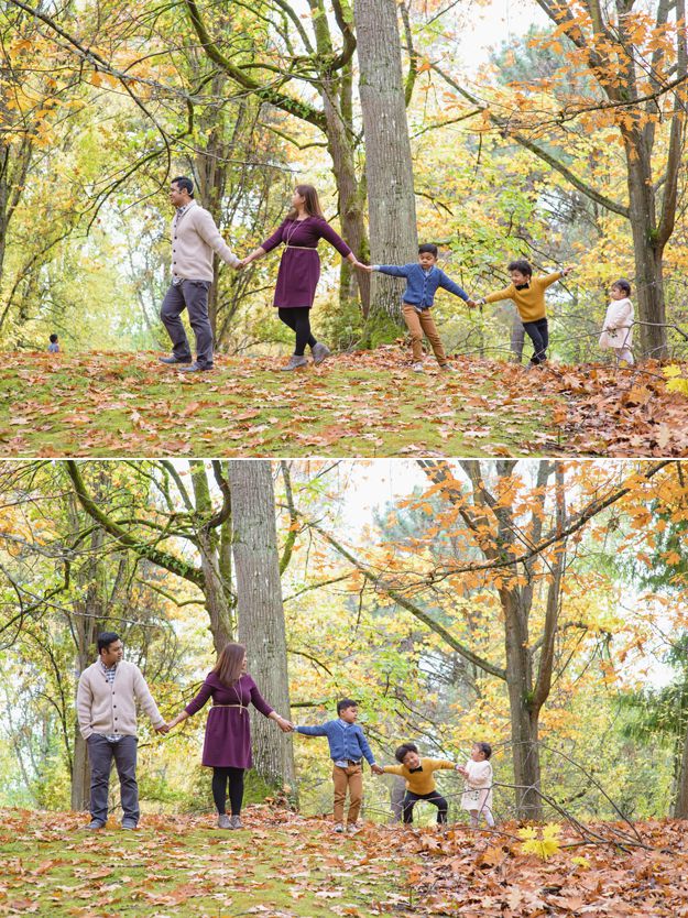 "Before and after" - Seattle park - photos by I CANDI Studios